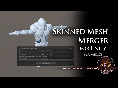 NEW Unity 3D Skinned Mesh Merger - Learn How to Merge Unity 3D Skinned Mesh Objects Easily