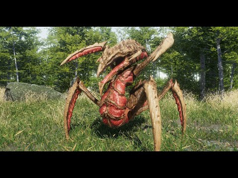 Alien Arachnoid Drone - Unity 3D Asset - Video Presentation