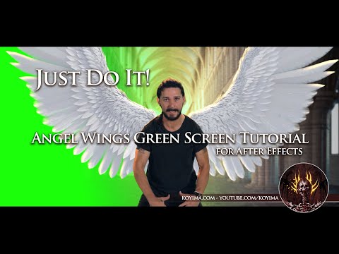 How to make Angel Wings Green Screen Tutorial with Shia